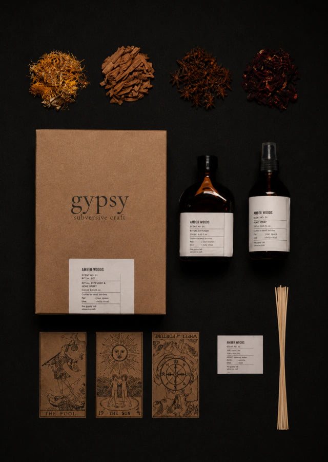 Gypsy Scent No.01 Ritual Set en estante, ambientado